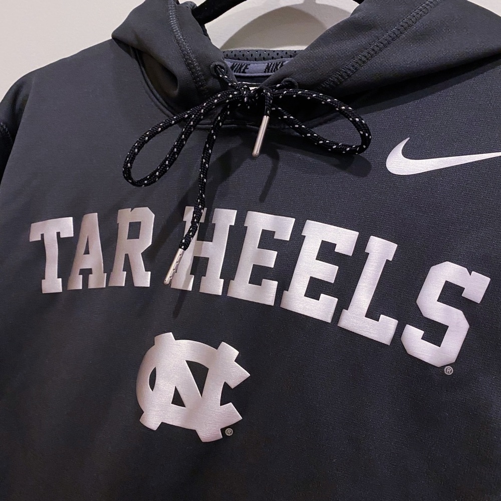 Dark Grey Carolina Tarheel Nike Hoodie.